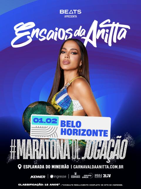 Cartaz do evento Ensaios da Anitta